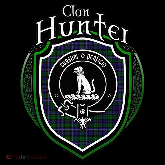 Hunter Clan Crest Scottish Clan Hunter Family Crest Badge Baby Bodysuit
