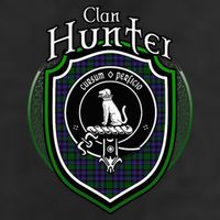 Hunter Clan Crest Scottish Clan Hunter Family Crest Badge Golf Towel