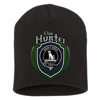 Hunter Clan Crest Scottish Clan Hunter Family Crest Badge Short Acrylic Beanie
