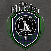 Hunter Clan Crest Scottish Clan Hunter Family Crest Badge Vector Backpack