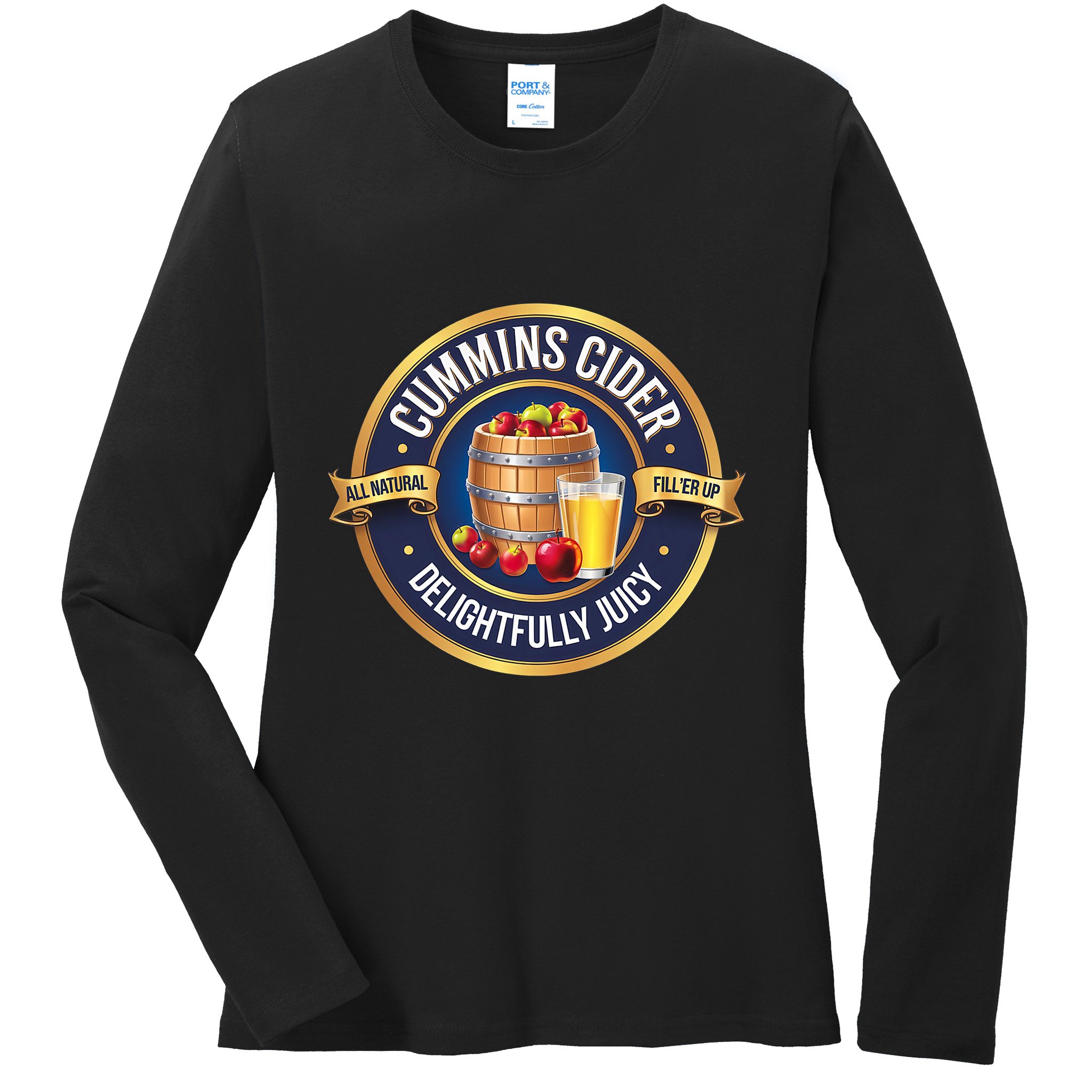 Haul Cummins Cider Ladies Long Sleeve Shirt