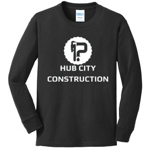 Hub City Construction Kids Long Sleeve Shirt