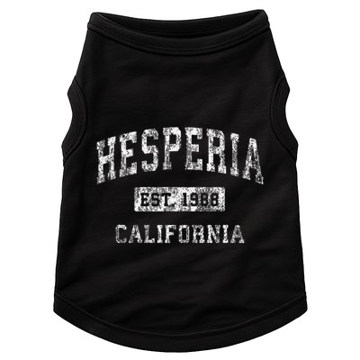 Hesperia California Ca Vintage Established Doggie Tank