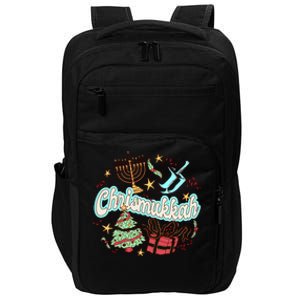 Hanukkah & Christmas Chrismukkah Funny Tree Presents Impact Tech Backpack