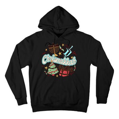 Hanukkah & Christmas Chrismukkah Funny Tree Presents Tall Hoodie