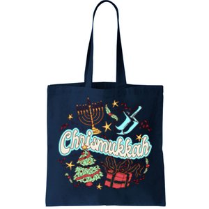 Hanukkah & Christmas Chrismukkah Funny Tree Presents Tote Bag