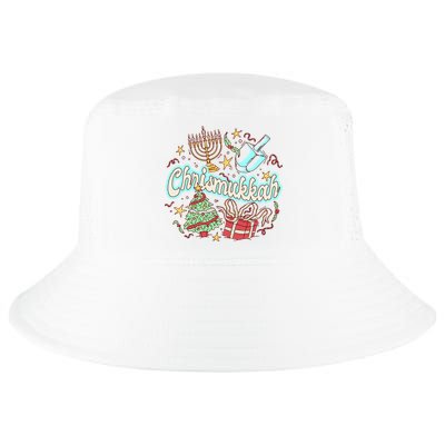 Hanukkah & Christmas Chrismukkah Funny Tree Presents Cool Comfort Performance Bucket Hat