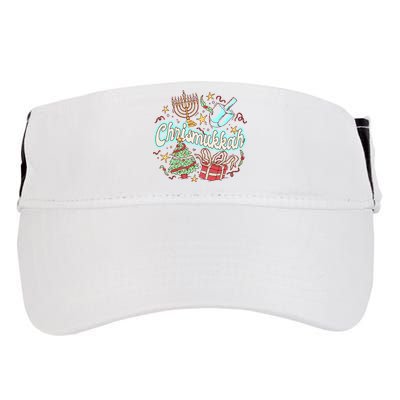 Hanukkah & Christmas Chrismukkah Funny Tree Presents Adult Drive Performance Visor