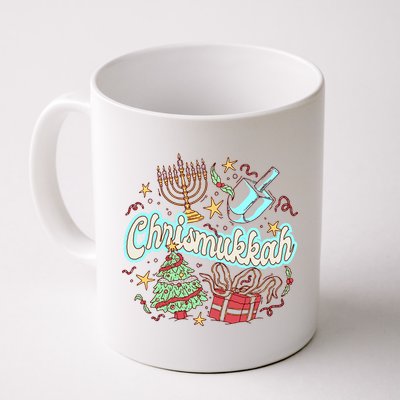 Hanukkah & Christmas Chrismukkah Funny Tree Presents Mug