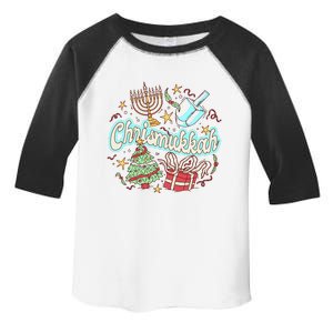 Hanukkah & Christmas Chrismukkah Funny Tree Presents Toddler Fine Jersey T-Shirt