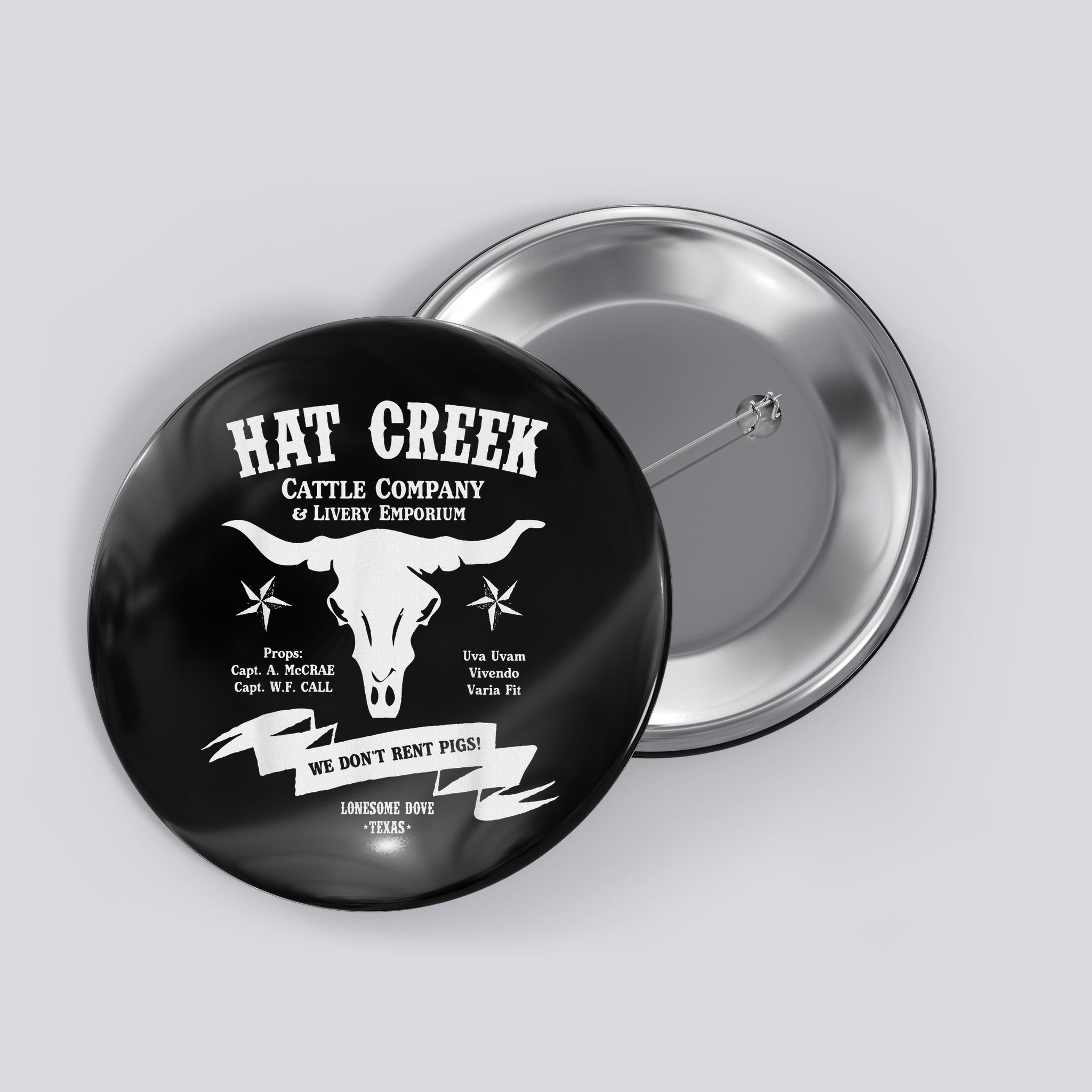 Hat Creek Cattle Co. Button