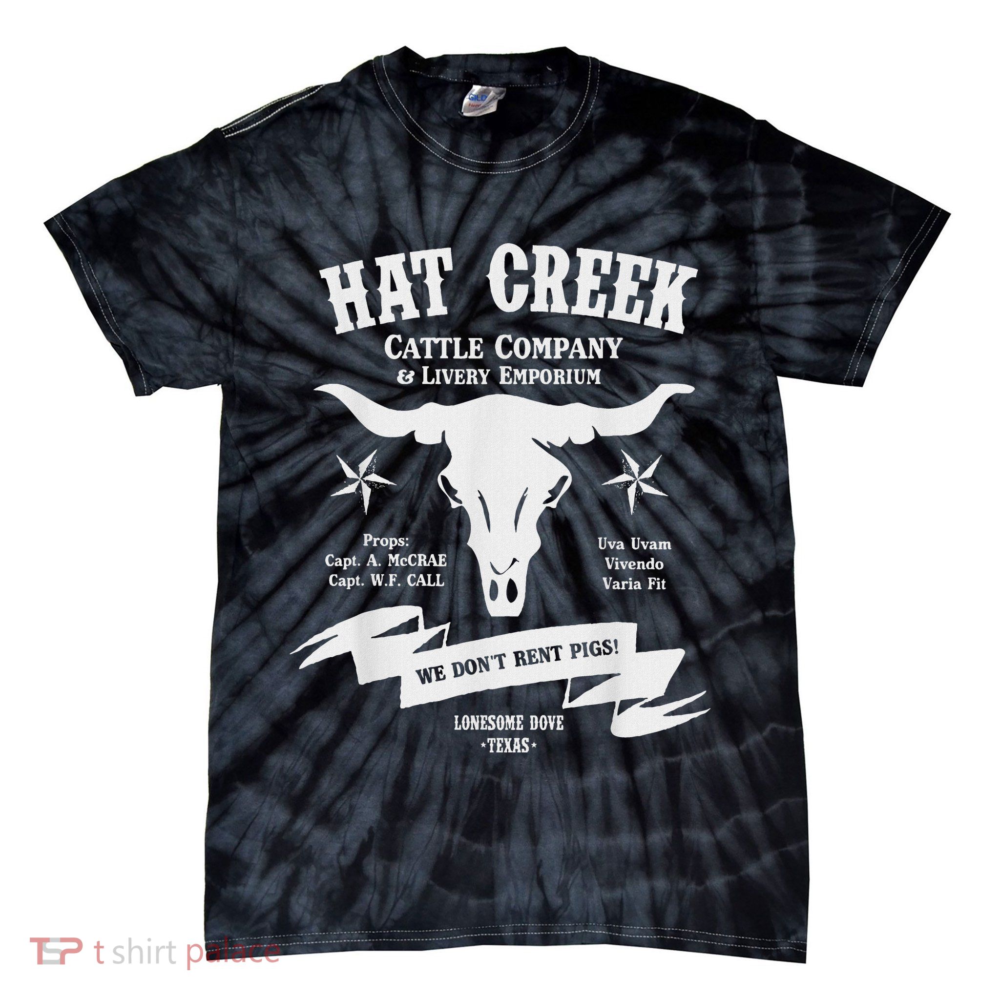Hat Creek Cattle Co. Tie-Dye T-Shirt
