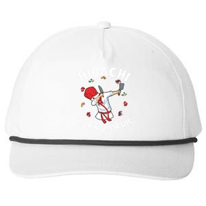 Hibachi Chef Costume Hibachi Connoisseur Japanese Hibachi Snapback Five-Panel Rope Hat