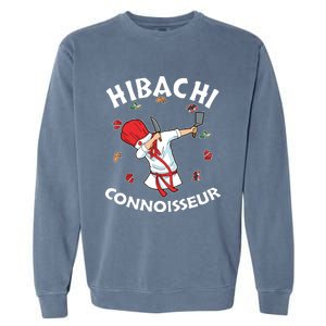 Hibachi Chef Costume Hibachi Connoisseur Japanese Hibachi Garment-Dyed Sweatshirt