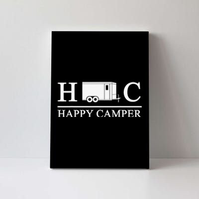 Happy Camper Camping Trailer Canvas