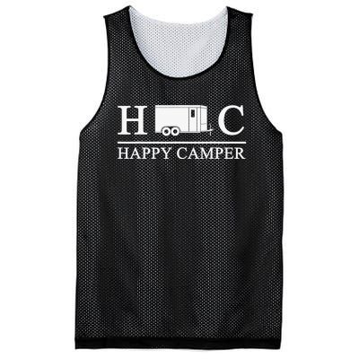 Happy Camper Camping Trailer Mesh Reversible Basketball Jersey Tank