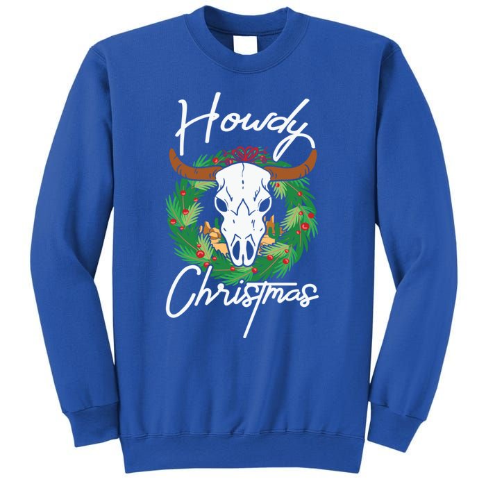 Howdy Christmas Cactus Country Western Xmas Lights Gift Sweatshirt