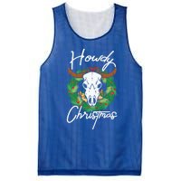 Howdy Christmas Cactus Country Western Xmas Lights Gift Mesh Reversible Basketball Jersey Tank