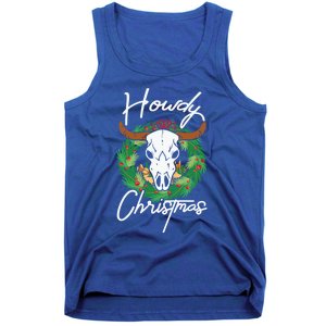 Howdy Christmas Cactus Country Western Xmas Lights Gift Tank Top