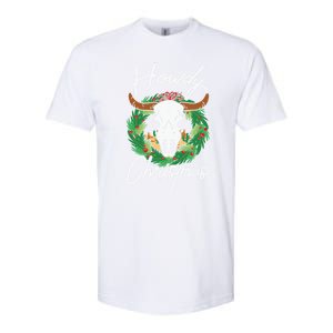 Howdy Christmas Cactus Country Western Xmas Lights Gift Softstyle CVC T-Shirt