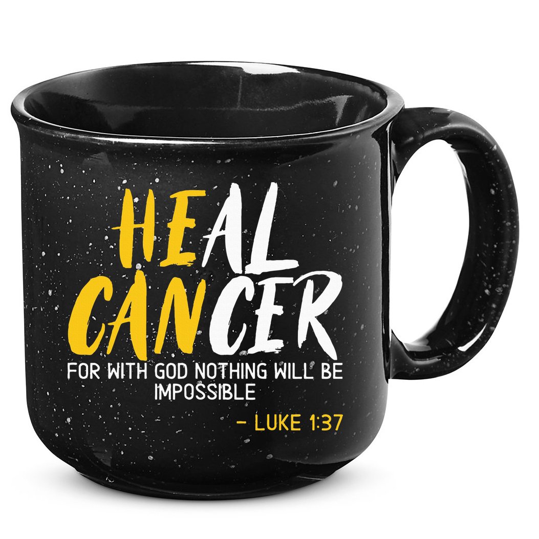 Heal Cancer Childhood Cancer Awareness Month Supporter 15oz Campfire Ceramic Mug