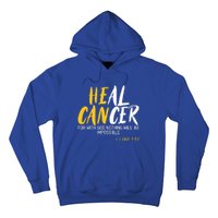 Heal Cancer Childhood Cancer Awareness Month Supporter Hoodie