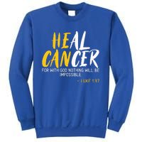 Heal Cancer Childhood Cancer Awareness Month Supporter Sweatshirt