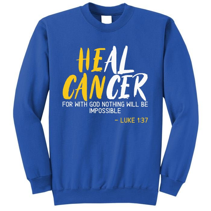 Heal Cancer Childhood Cancer Awareness Month Supporter Sweatshirt