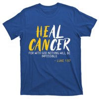 Heal Cancer Childhood Cancer Awareness Month Supporter T-Shirt