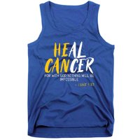 Heal Cancer Childhood Cancer Awareness Month Supporter Tank Top