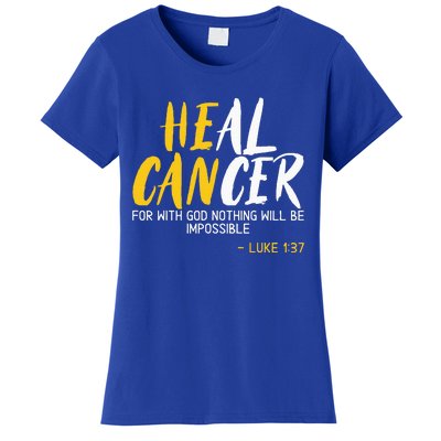 Heal Cancer Childhood Cancer Awareness Month Supporter Women's T-Shirt