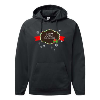 Hot Cocoa Christmas Food Family Matching Group Pajama Gift Performance Fleece Hoodie