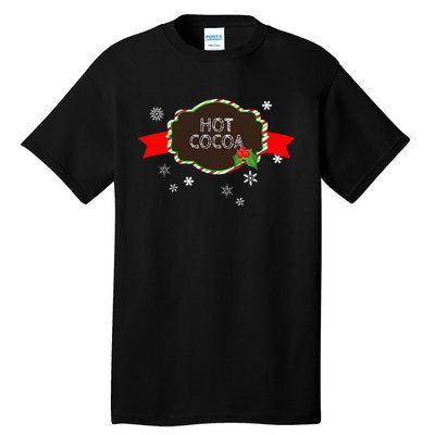 Hot Cocoa Christmas Food Family Matching Group Pajama Gift Tall T-Shirt