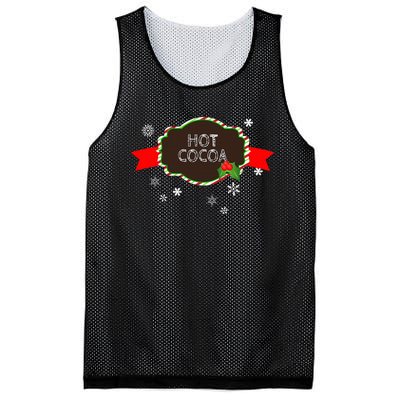 Hot Cocoa Christmas Food Family Matching Group Pajama Gift Mesh Reversible Basketball Jersey Tank