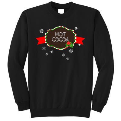 Hot Cocoa Christmas Food Family Matching Group Pajama Gift Tall Sweatshirt