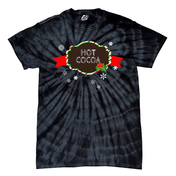 Hot Cocoa Christmas Food Family Matching Group Pajama Gift Tie-Dye T-Shirt