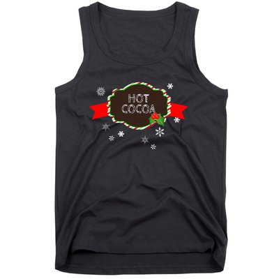 Hot Cocoa Christmas Food Family Matching Group Pajama Gift Tank Top