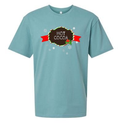 Hot Cocoa Christmas Food Family Matching Group Pajama Gift Sueded Cloud Jersey T-Shirt