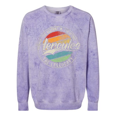 Hercules Ca California Vintage Distressed Colorblast Crewneck Sweatshirt