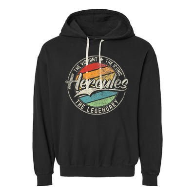 Hercules Ca California Vintage Distressed Garment-Dyed Fleece Hoodie