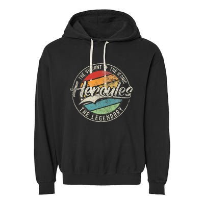 Hercules Ca California Vintage Distressed Garment-Dyed Fleece Hoodie