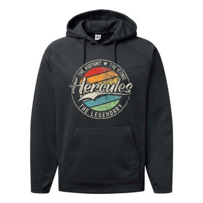 Hercules Ca California Vintage Distressed Performance Fleece Hoodie