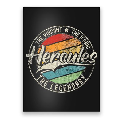Hercules Ca California Vintage Distressed Poster