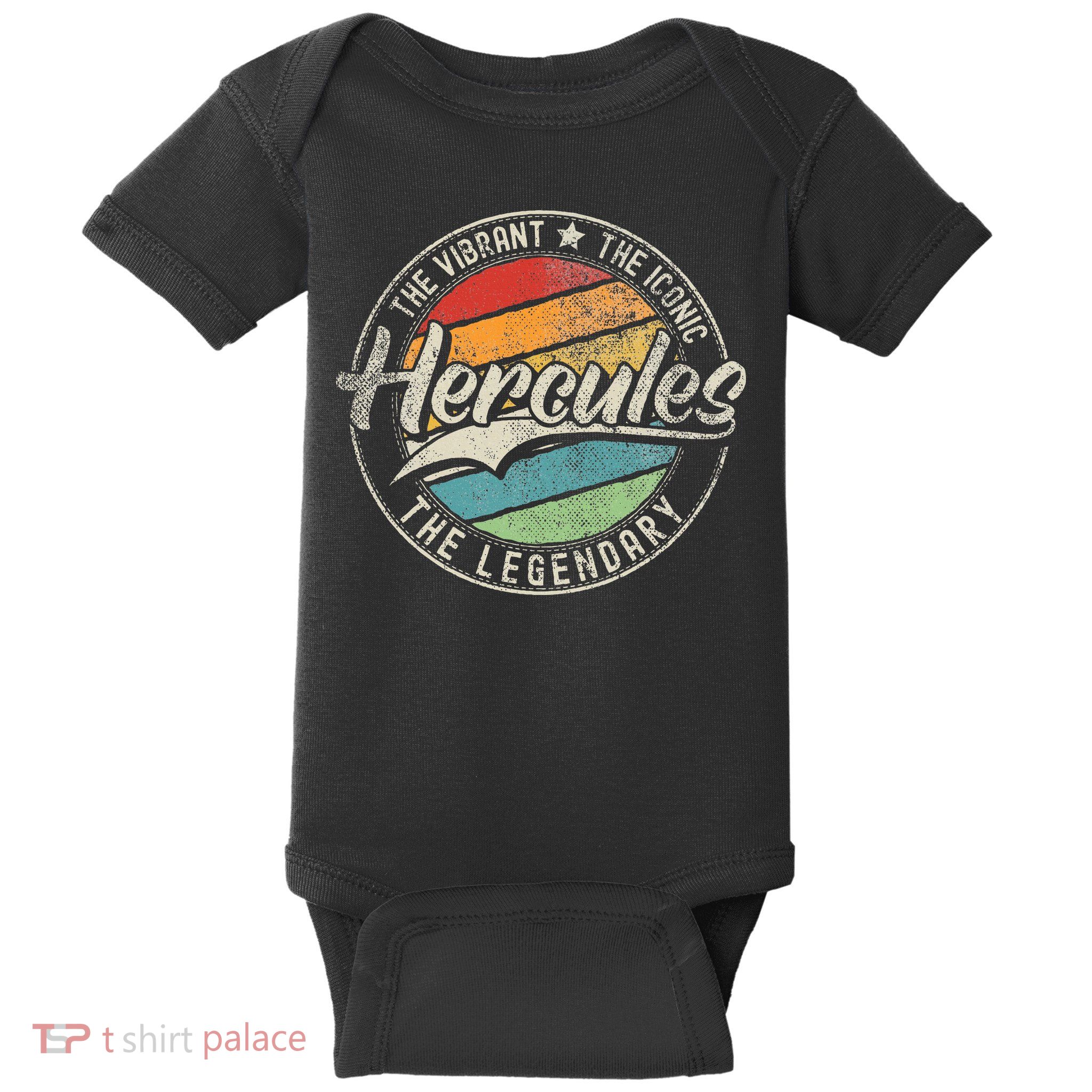 Hercules Ca California Vintage Distressed Baby Bodysuit