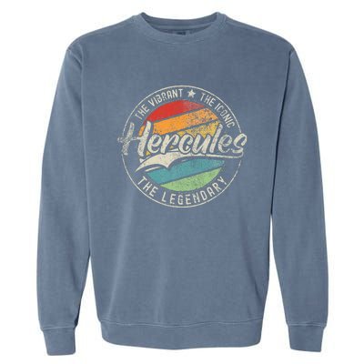 Hercules Ca California Vintage Distressed Garment-Dyed Sweatshirt