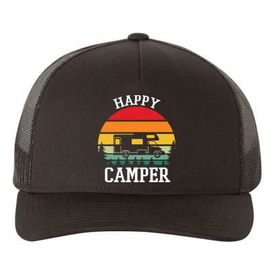 Happy Camper Cute Gift Retro Yupoong Adult 5-Panel Trucker Hat