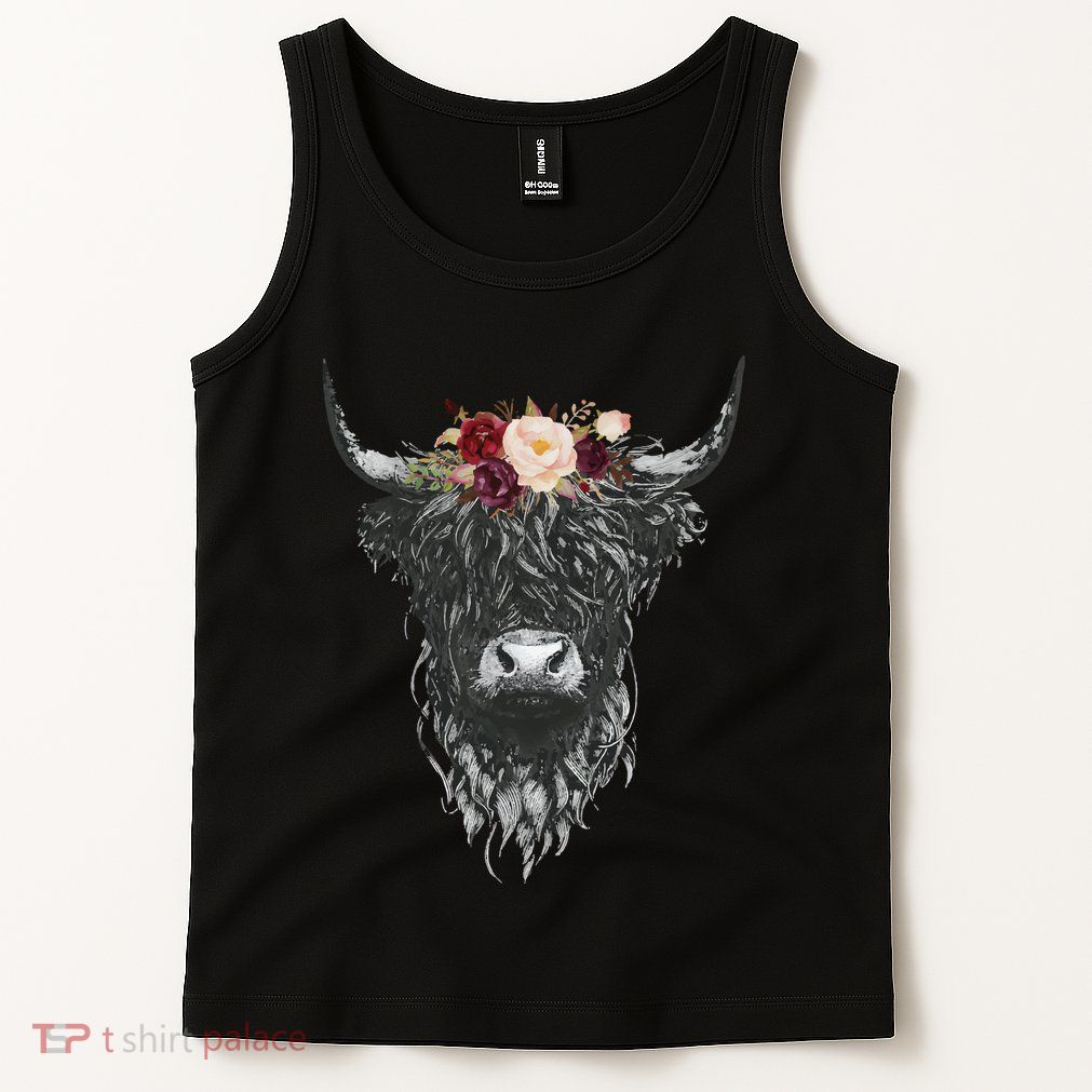 Highland Cow Country Western Tank Top