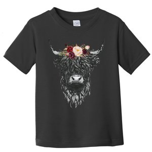 Highland Cow Country Western Toddler T-Shirt