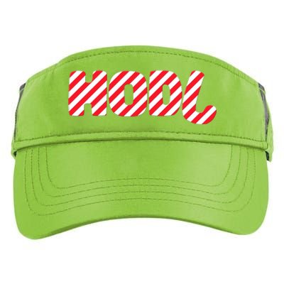 Hodl Crypto Currency Candy Cane Christmas Logo Adult Drive Performance Visor