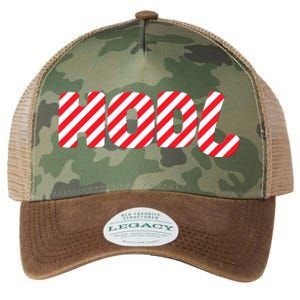 Hodl Crypto Currency Candy Cane Christmas Logo Legacy Tie Dye Trucker Hat